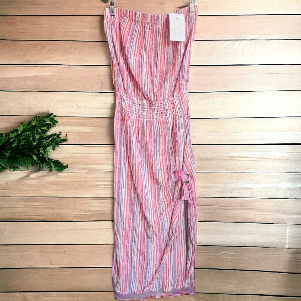 Becca by Rebecca Virtue Multicolor Woven Dress Cover-Up Size S